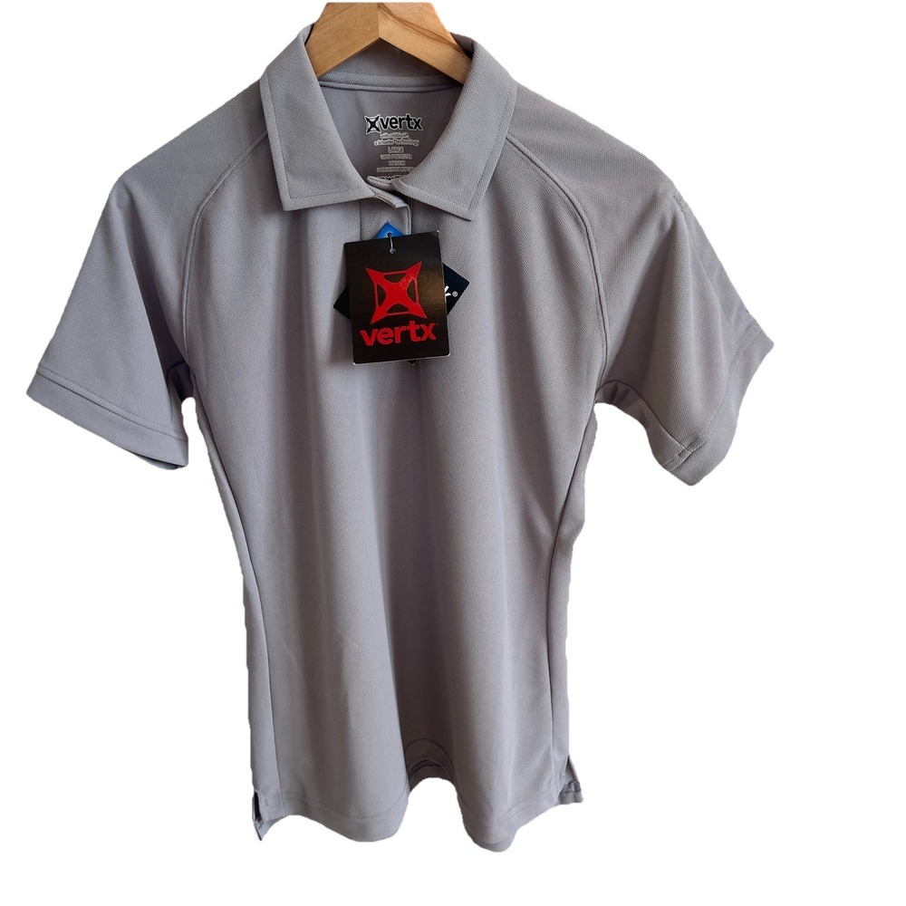 Vertx Womens Coldblack Short Sleeve Polo Shirt UV Protection Sz Large NWT